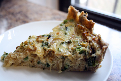 spring quiche